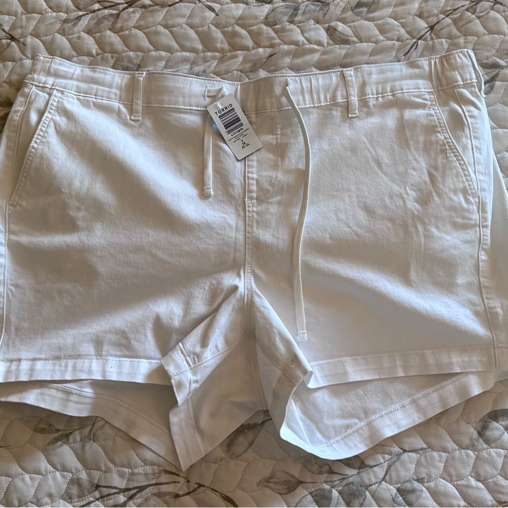 Classic White Jean Shorts for Women